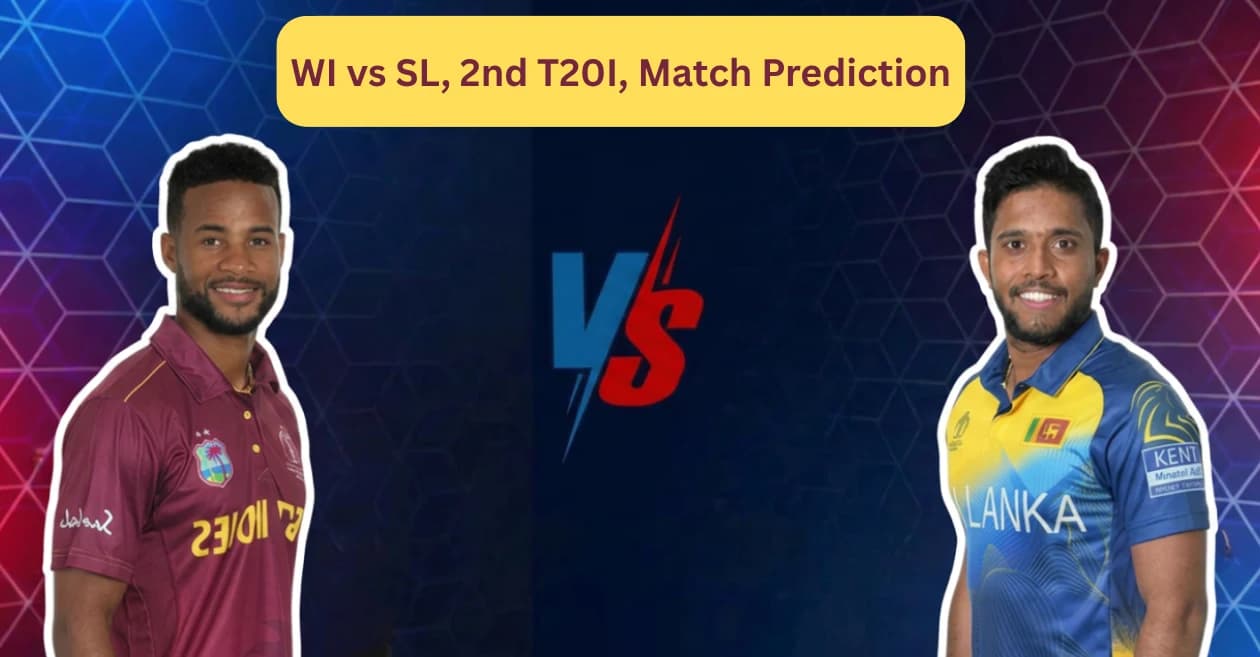 WI vs SL, 2nd T20I, Match Prediction: Who will today’s game between West Indies and Sri Lanka?