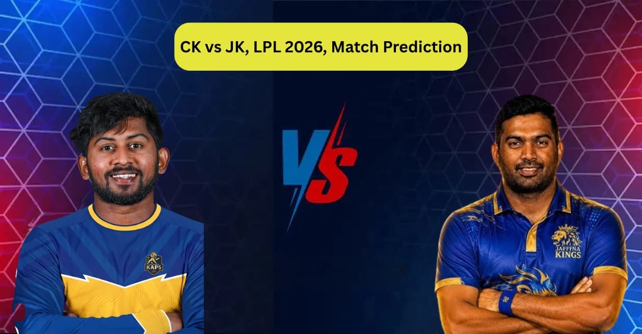 CK vs JK, LPL 2026, Match Prediction: Who will win today’s game between Colombo Kaps and Jaffna Kings?