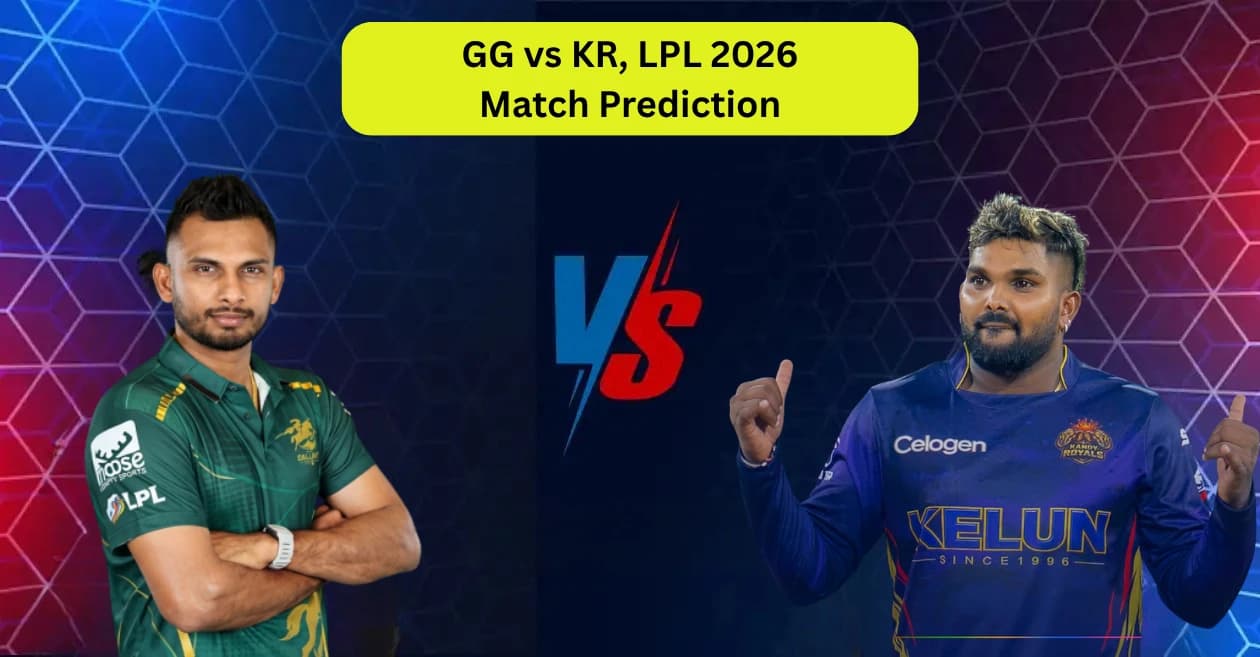 GG vs KR, LPL 2026, Match Prediction: Who will win today’s game between Galle Gallants and Kandy Royals?