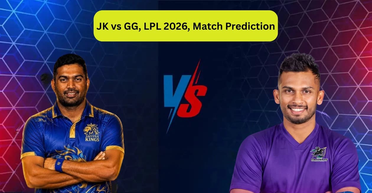JK vs GG, LPL 2026, Match Prediction: Who will win today’s game between Jaffna Kings and Galle Gallants?