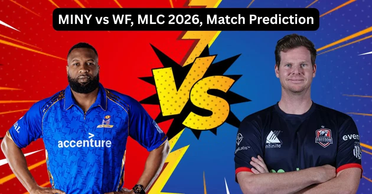 MINY vs WF, MLC 2026, Match Prediction: Who will win today’s game between MI New York and Washington Freedom?