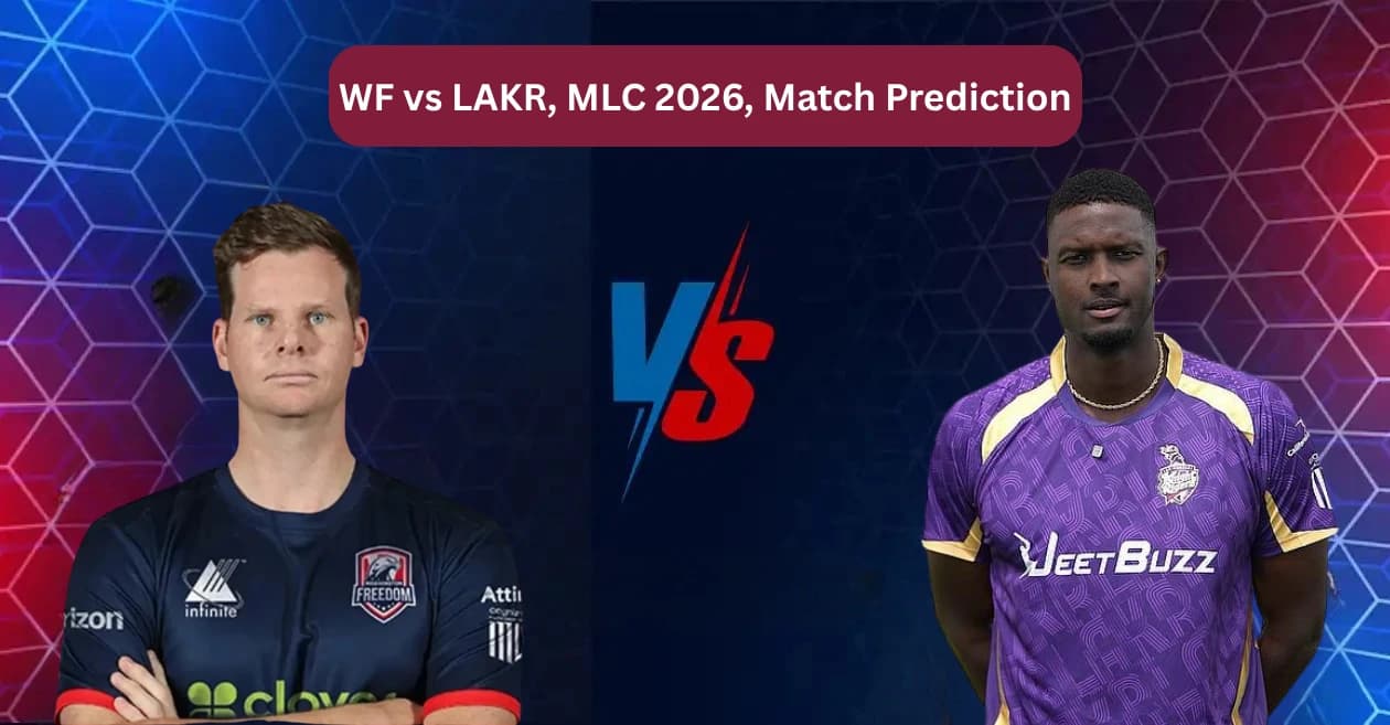 WF vs LAKR, MLC 2026, Match Prediction: Who will win today’s game between Washington Freedom and Los Angeles Knight Riders?