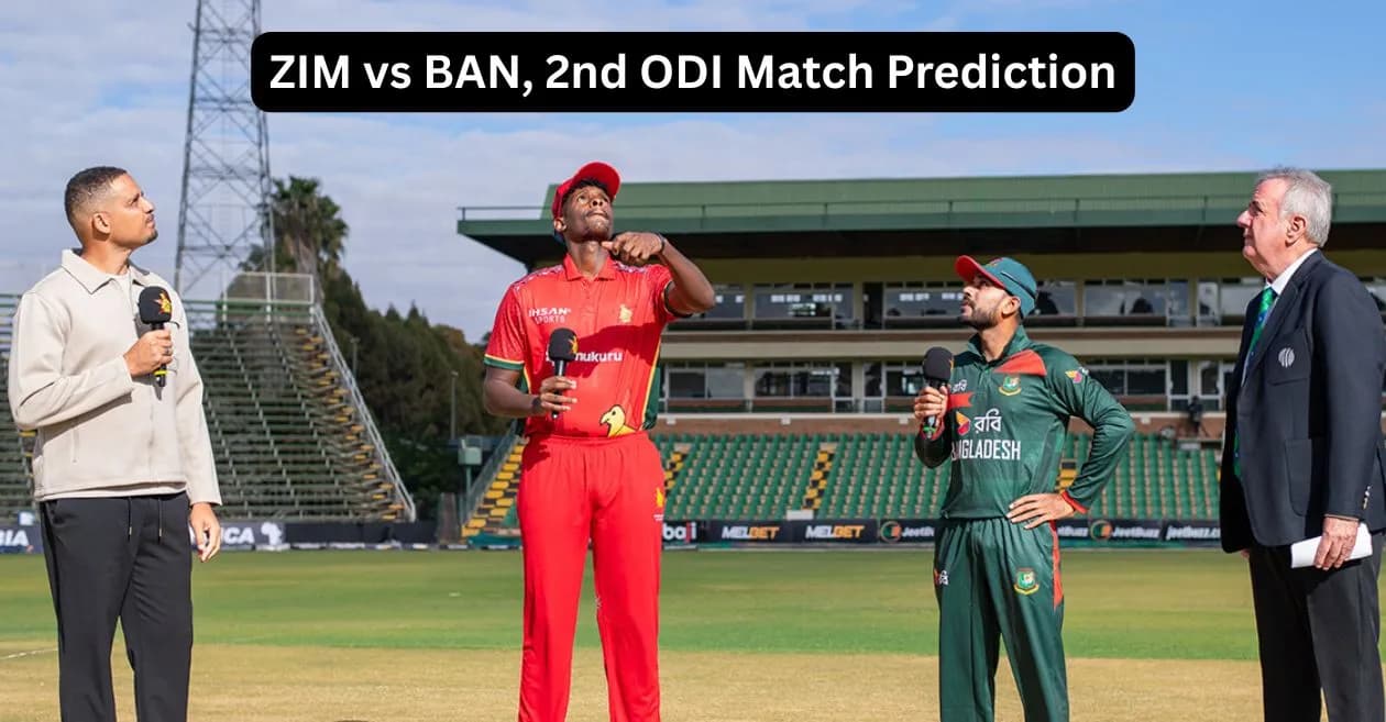 ZIM vs BAN, 2nd ODI Match Prediction: Who will win today’s game between Zimbabwe and Bangladesh?