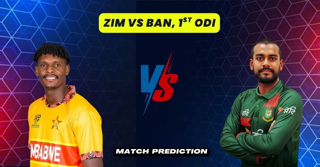 ZIM vs BAN, 1st ODI Match Prediction: Who will win today’s game between Zimbabwe and Bangladesh?