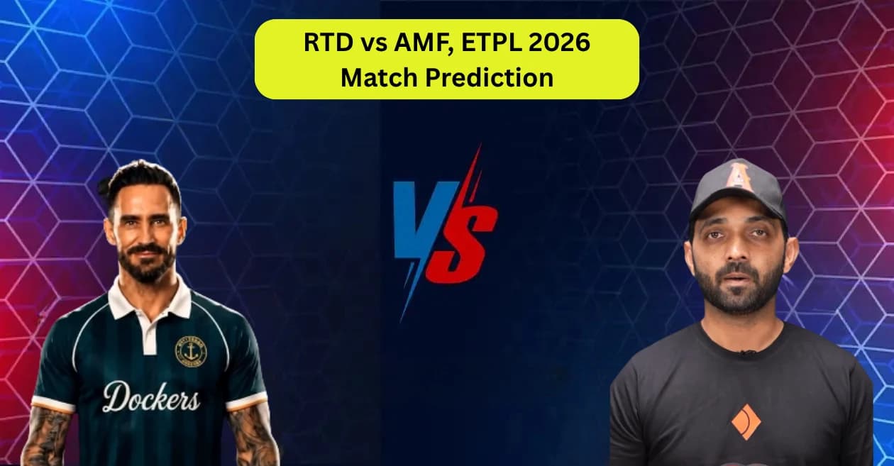 RTD vs AMF, ETPL 2026, Match Prediction: Who will win today’s game between Rotterdam Dockers and Amsterdam Flames?