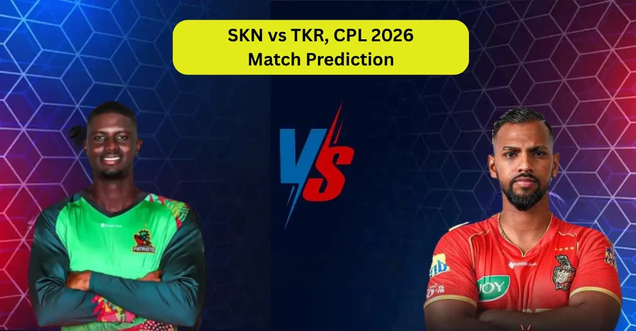 SKN vs TKR, CPL 2026, Match Prediction: Who will win today’s game between St Kitts and Nevis Patriots and Trinbago Knight Riders?