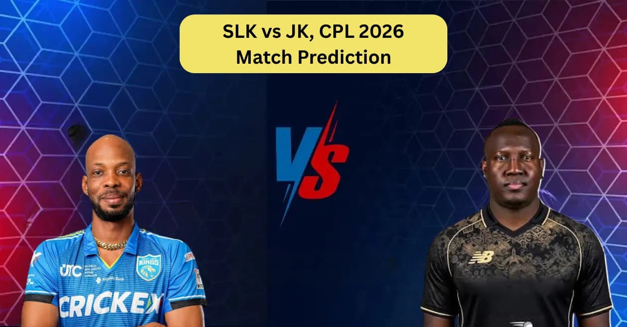 SLK vs JK, CPL 2026, Match Prediction: Who will win today’s game between Saint Lucia Kings and Jamaica Kingsmen?