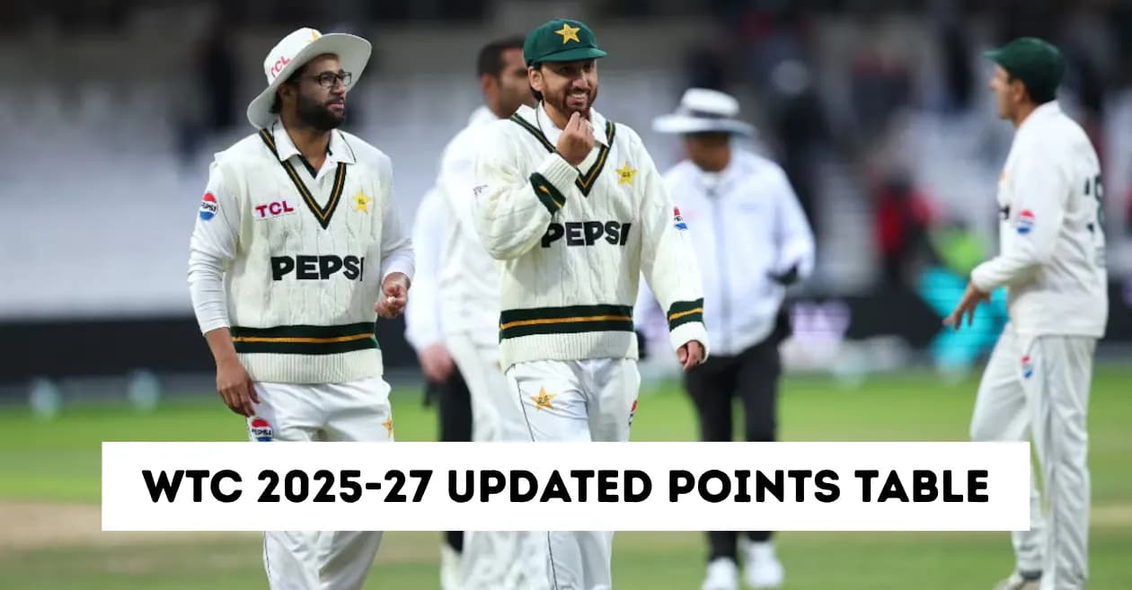 WTC 2025-27 Points Table [UPDATED]: Pakistan slip to bottom after crushing defeat against England IN 1st Test