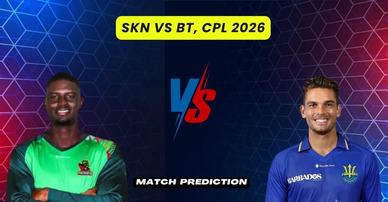 SKN vs BT, CPL 2026, Match Prediction: Who will win today’s game between St Kitts & Nevis Patriots and Barbados Tridents?