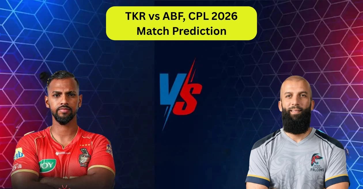 TKR vs ABF, CPL 2026, Match Prediction: Who will win today’s game between Trinbago Knight Riders and Antigua and Barbuda Falcons?