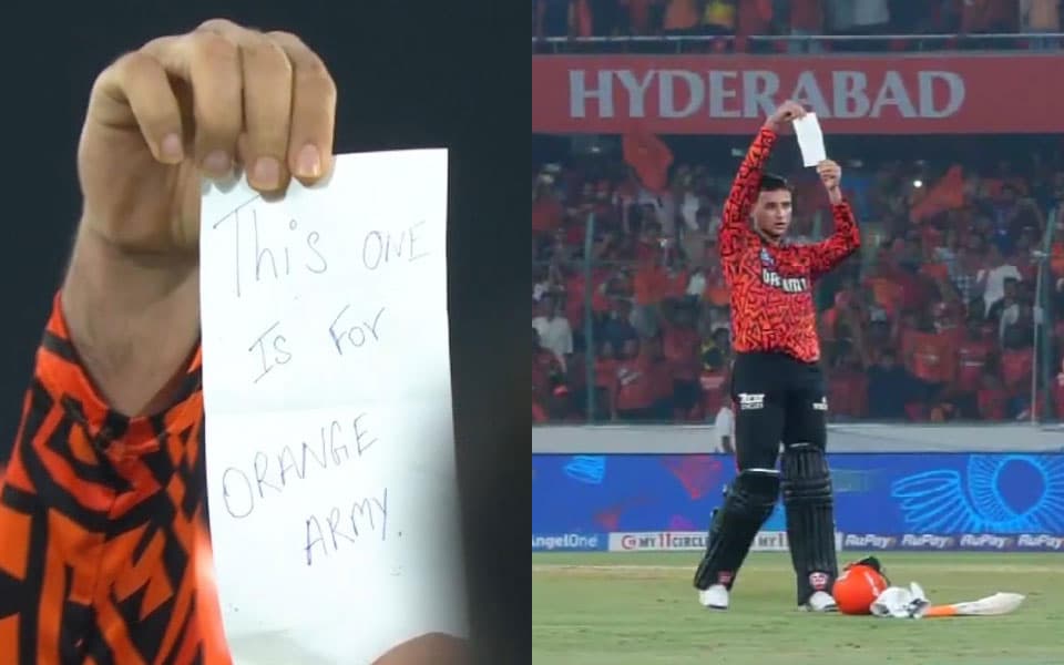 'He told me manifestation is important' - Abhishek Sharma reveals inspiration behind 'chit' celebration in IPL 2025