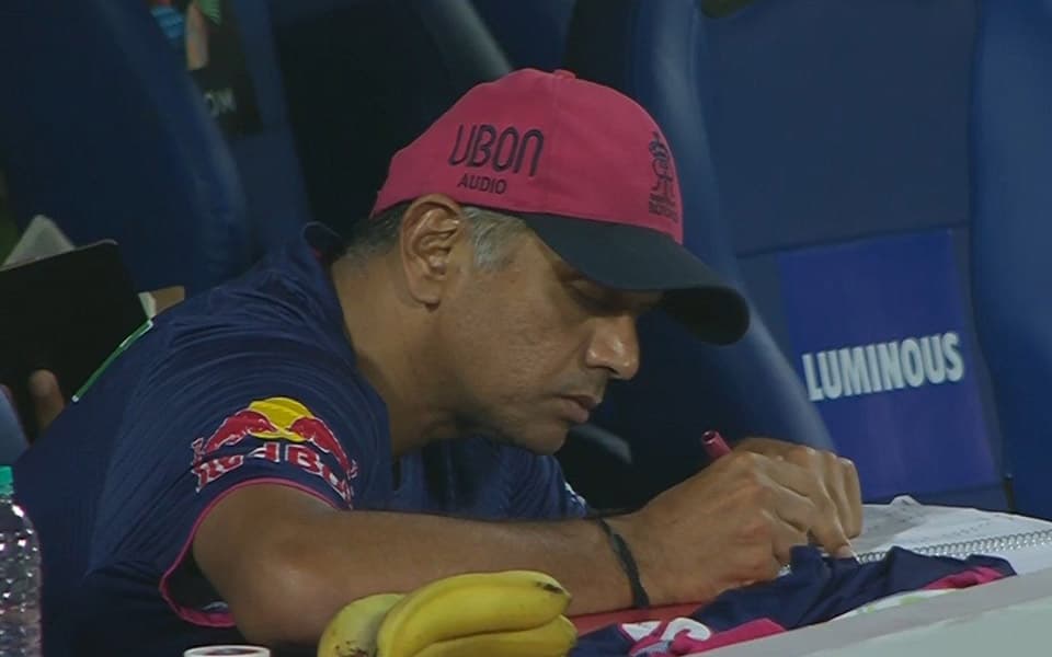 IPL 2025: Rahul Dravid reveals his notebook mystery at Rajasthan Royals dugout