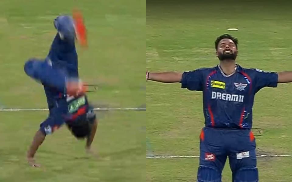 IPL 2025: Rishabh Pant lights up Lucknow with somersault celebration after blazing ton