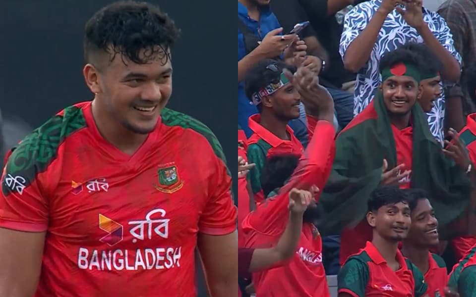 BAN vs PAK 2025: Visitors lose half their side within eight overs of series opener