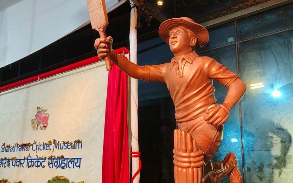 'At a loss for words' - Sunil Gavaskar reacts to his life-size statue at Mumbai's Wankhede Stadium