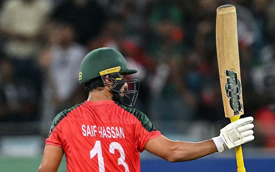Asia Cup 2025: 'Confident of reaching the final' - Saif Hassan after Bangladesh's victory over Sri Lanka