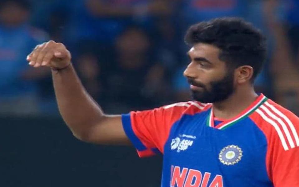 Asia Cup 2025, Final: Jasprit Bumrah cleans up Haris Rauf, celebrates with ‘fighter jet’ gesture