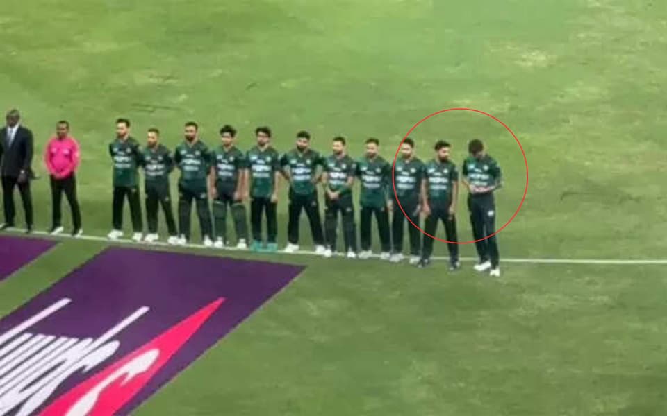 WATCH: Asia Cup 2025, Final: Shaheen Afridi, Haris Rauf 'disrespect' India’s national anthem, picture goes viral