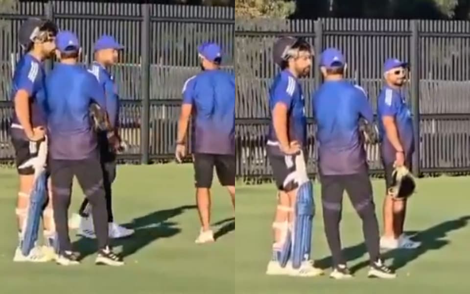 AUS vs IND 2025: Gautam Gambhir-Rohit Sharma involved in discussion during first practice session in Perth
