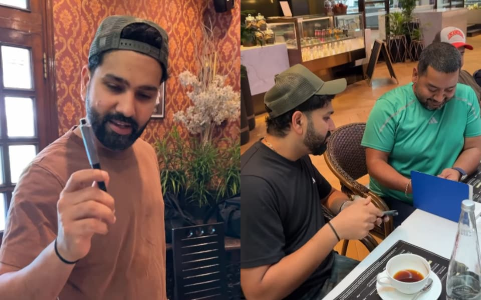 Rohit Sharma pulls off hilarious shock-pen prank on teammates, video goes viral