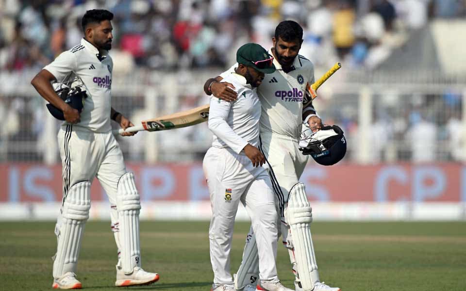 IND vs SA 2025: Jasprit Bumrah embraces Temba Bavuma to end ‘bauna’ controversy after South Africa win Kolkata Test