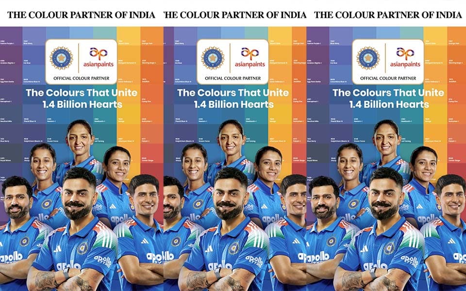 BCCI announces Asian Paints as Team India's colour partner for three years