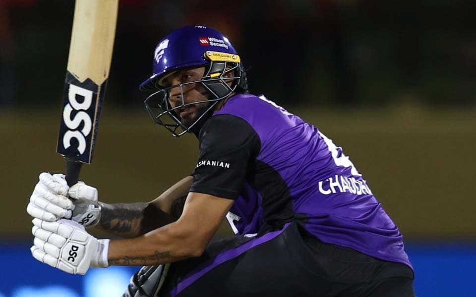 Who is Nikhil Chaudhary listed as local player in both IPL and BBL?