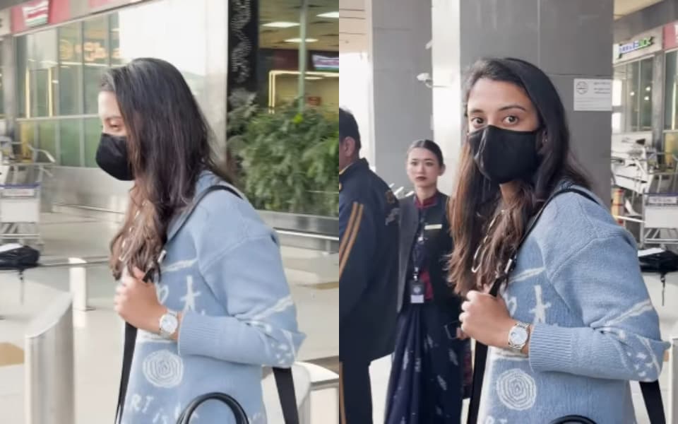 Smriti Mandhana makes first public appearance after calling off wedding with Palash Muchhal