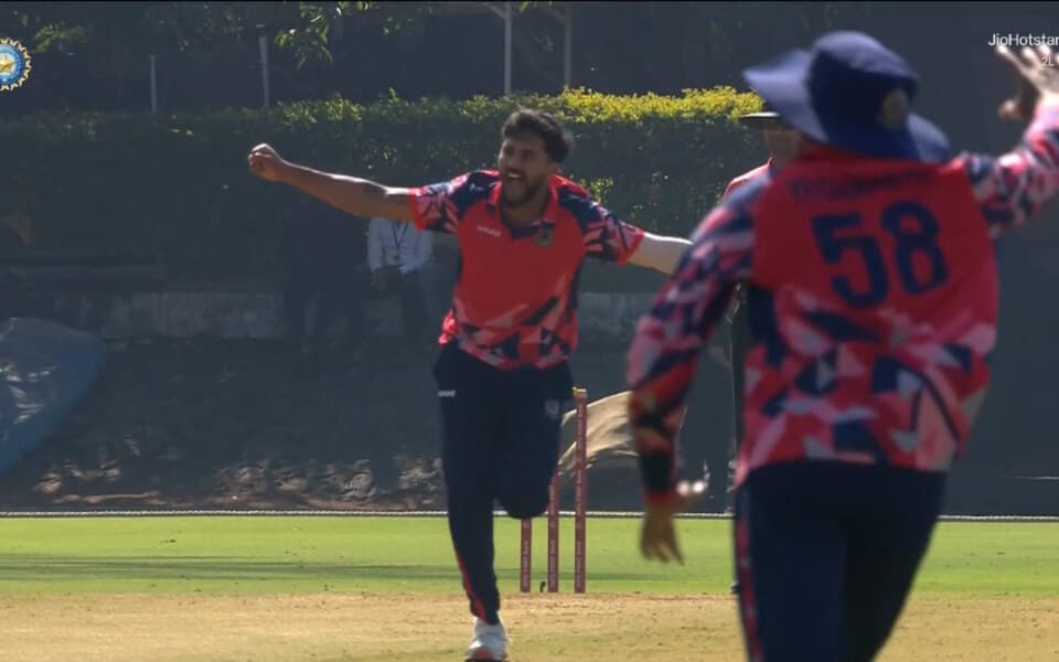 SMAT 2025: Nitish Kumar Reddy rattles Madhya Pradesh's top-order with hattrick