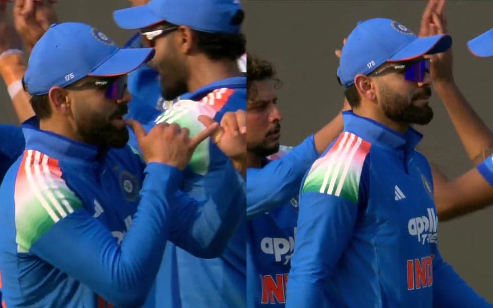 IND vs NZ 2026: Kohli entertains Vadodara with Naagin Dance after Glenn Phillips wicket