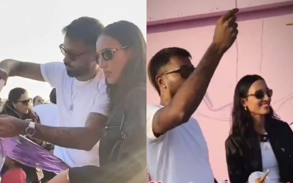 Hardik Pandya flies kites with girlfriend Mahieka Sharma on Makar Sankranti