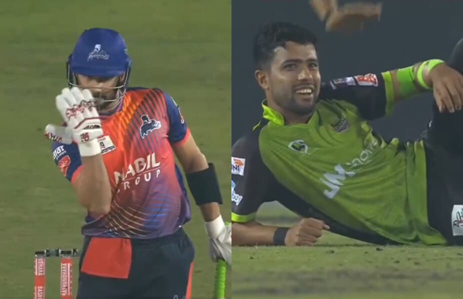 BPL 2025-26: Sahibzada Farhan teases Ruyel Miah with 'you can't see me' gesture, bowler responds with Chahal-like celebration after dismissal
