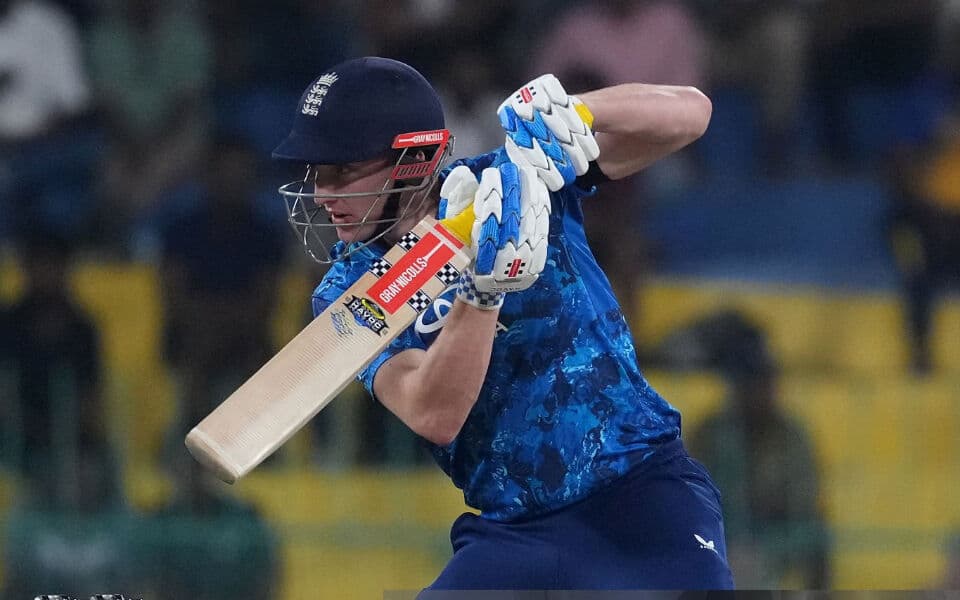 SL vs ENG 2026: Harry Brook mimics Stone Cold Steve Austin celebration after reaching his century