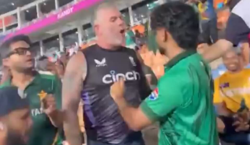 : T20 World Cup 2026: Ugly brawl breaks out between England and Pakistan fans in Pallekele