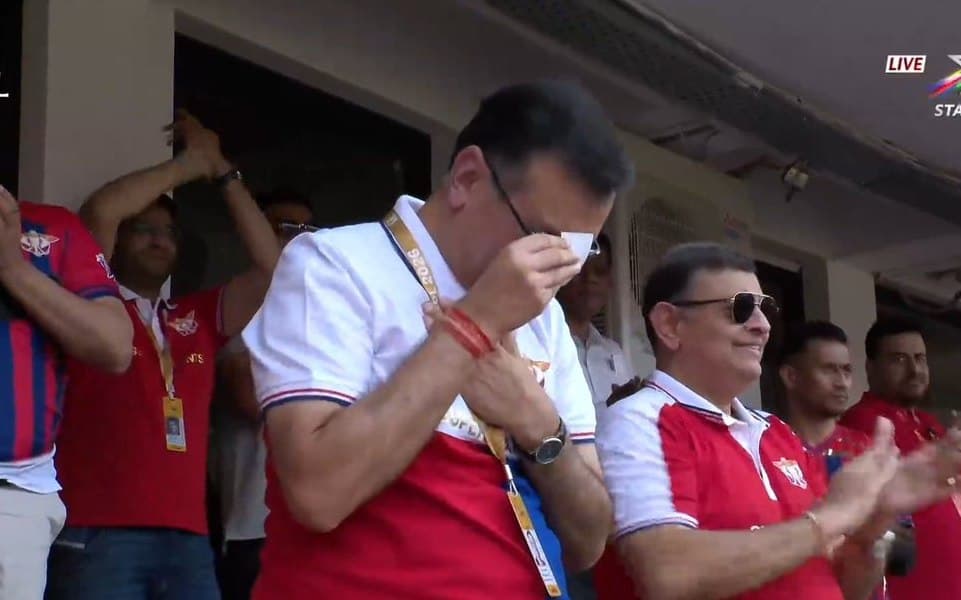 LSG owner Sanjiv Goenka spotted praying from stands as team dismantles SRH in Hyderabad