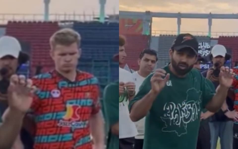 Sam Billings looks clueless as Mohammad Rizwan gives pep talk in Urdu before PSL encounter