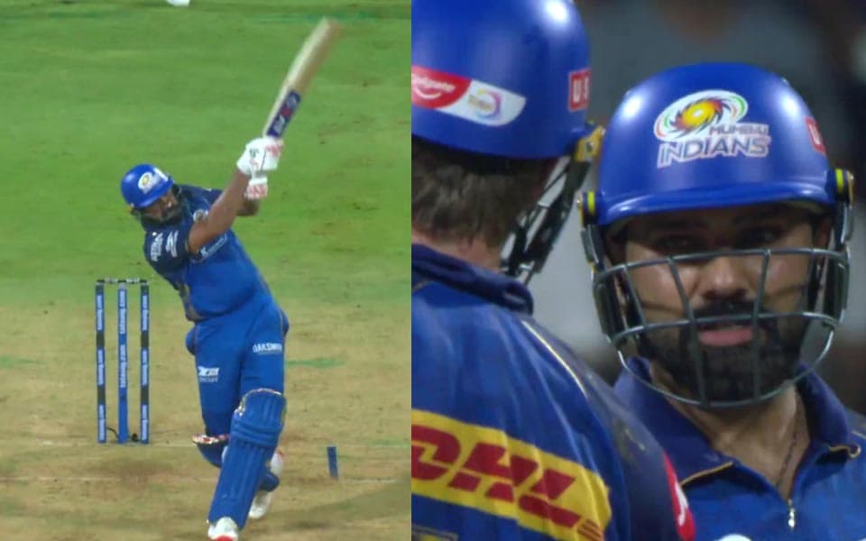 Rohit Sharma smashes massive six to surpass major MI milestone vs RCB