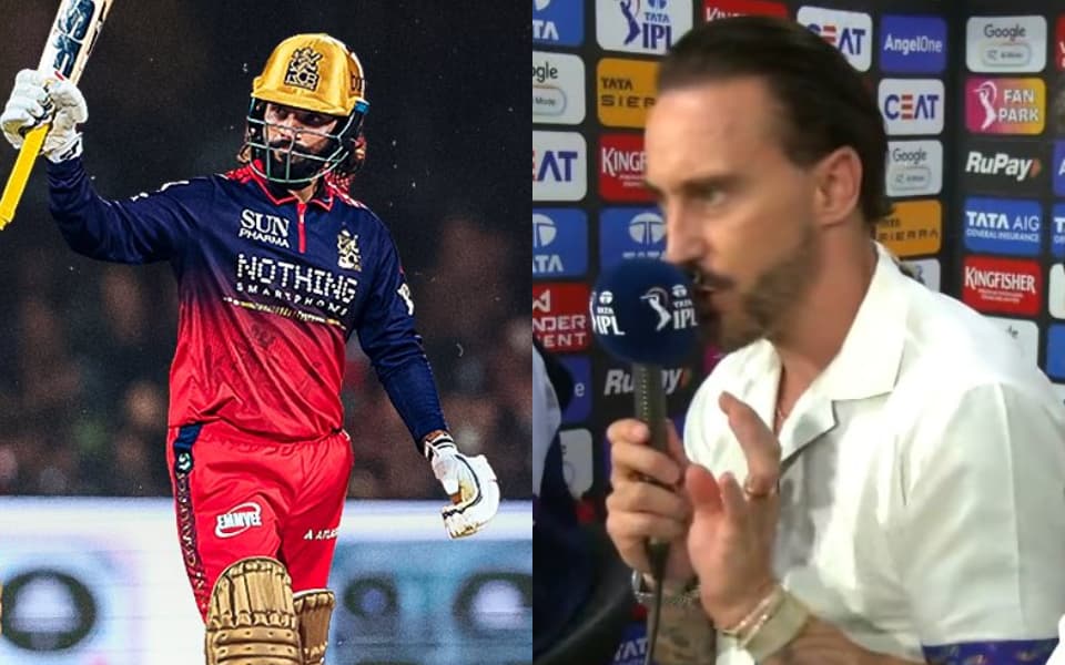 'He’s number one in the country' - Faf du Plessis awestruck by Rajat Patidar's influence on RCB's success at IPL 2026