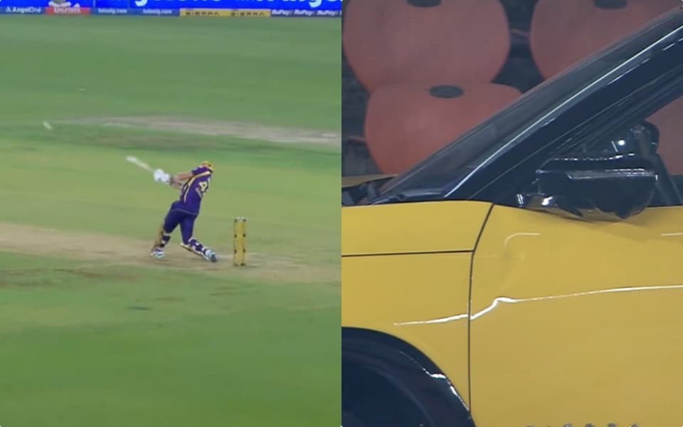 Cameron Green dents car with huge six in GT vs KKR, maker to donate INR 5 lakh