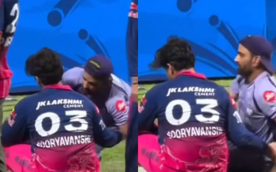 Vaibhav Sooryavanshi breaks down in tears after RR's defeat to KKR