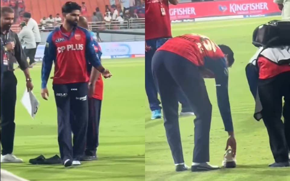 IPL 2026: Shreyas Iyer borrows cameraman's shoes for post-match presentation after PBKS vs LSG clash