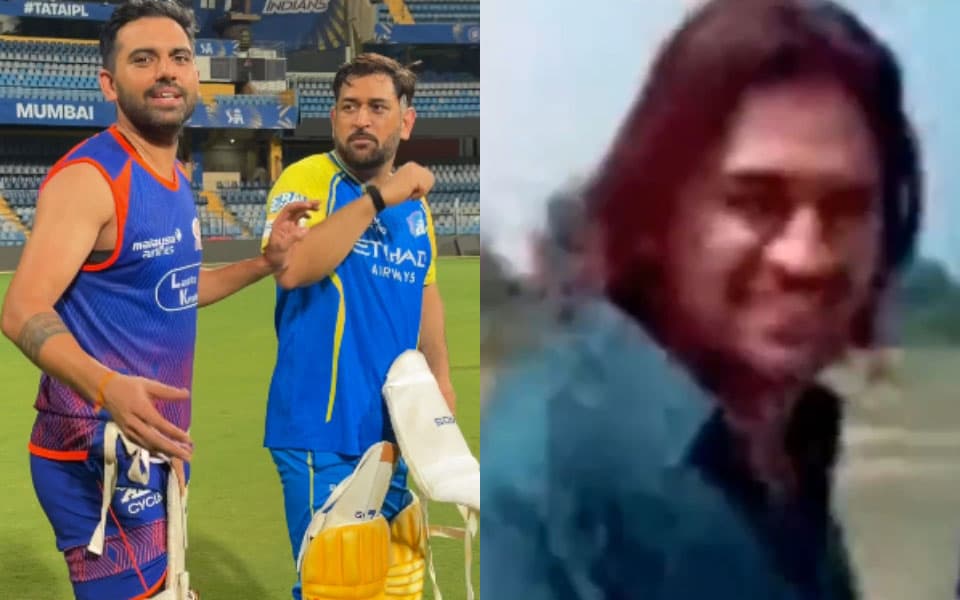 MS Dhoni asks cameraman to not record, accidentally recreates old video during banter with Deepak Chahar