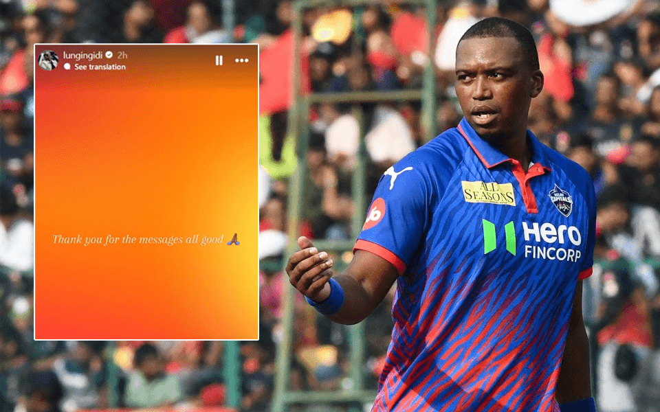 IPL 2026: Lungi Ngidi shares positive update after head injury during DC vs PBKS match