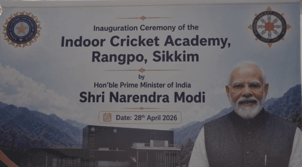PM Narendra Modi inaugurates six BCCI indoor cricket academies across Northeast