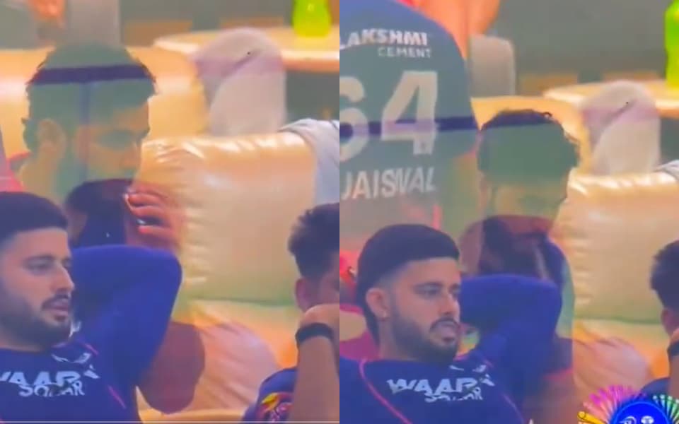 RR captain Riyan Parag spotted vaping in dressing room during match vs PBKS