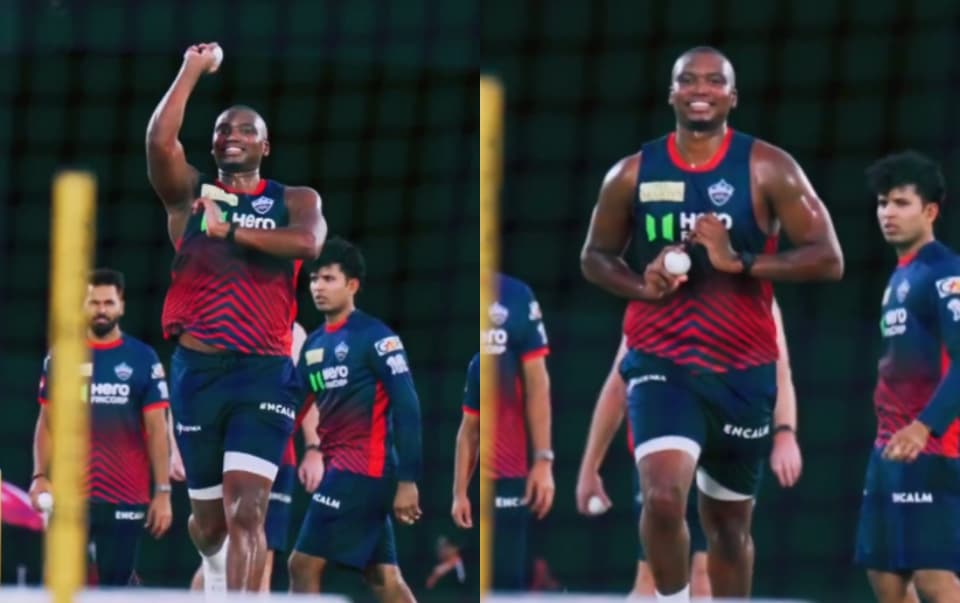 Lungi Ngidi returns to Delhi Capitals' practice session after head injury