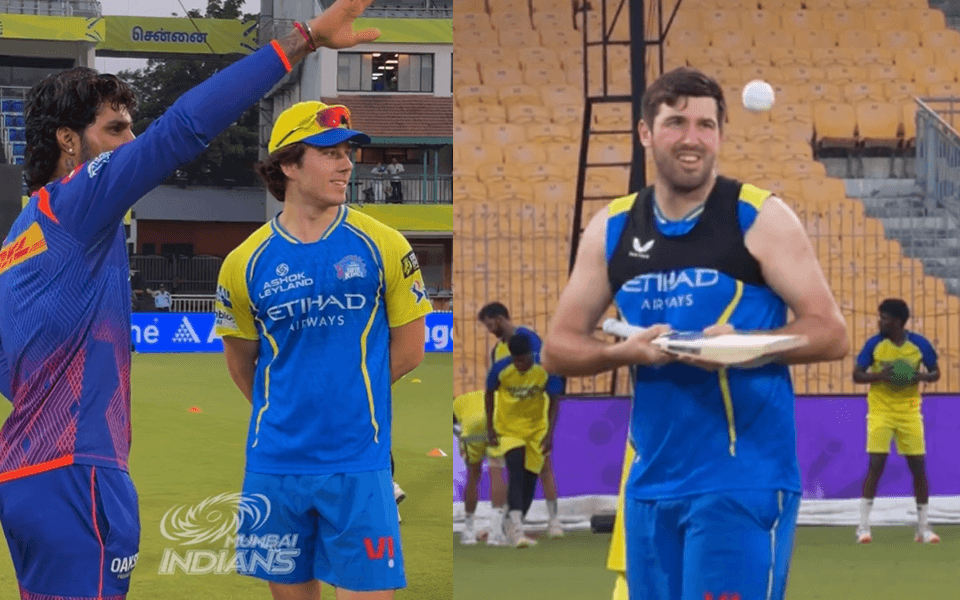 Tilak Varma, Jamie Overton share wholesome moment after heated tussle during last MI vs CSK clash
