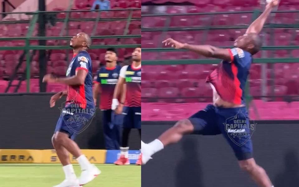 IPL 2026: Lungi Ngidi reattempts risky backward catch, pulls it off one-handed this time