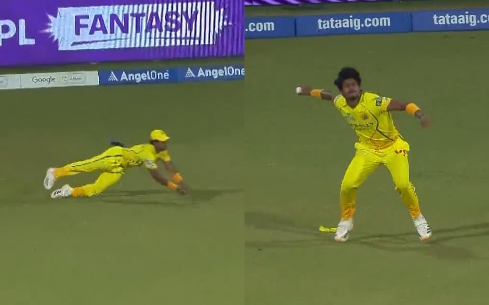 IPL 2026: Video of the Day: Ramakrishna Ghosh's stunning diving catch on debut