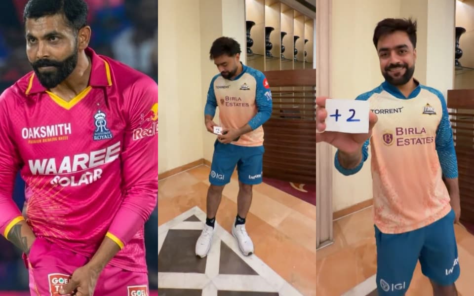 IPL 2026: Rashid Khan takes cheeky dig at Ravindra Jadeja with 'pocket' celebration as GT beat RR